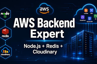 build a scalable backend using AWS nodejs and redis