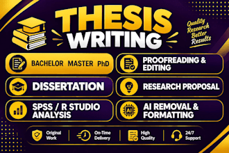 edit , proofread and format bachelor thesis or phd dissertation