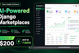 build ai powered django marketplace