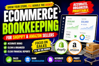 do shopify and amazon bookkeeping in quickbooks