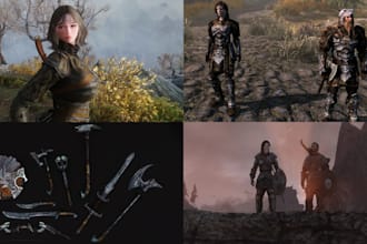 mod skyrim character assets armor npcs weapons quest mods follower and gear