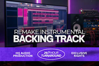 create instrumental backing music for your cover song