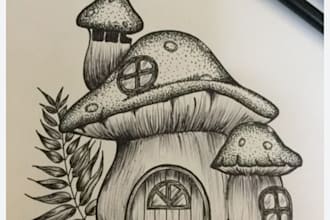 draw a custom pencil sketch from your photo