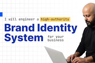 design a high authority brand identity system