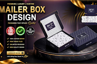 do subscription box, mailer box, custom packaging box design