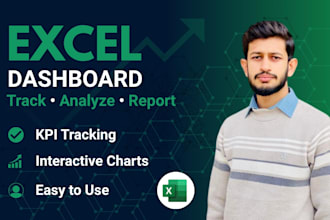 create interactive excel dashboard for data tracking