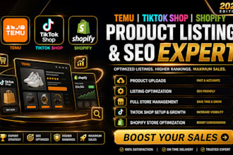 setup temu shop temu product listing, temu seller account, tiktok shop, shopify