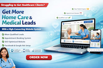 home care website, healthcare website, medical leads home care leads