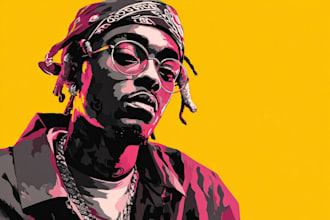 design music album cover , single or mixtape artwork