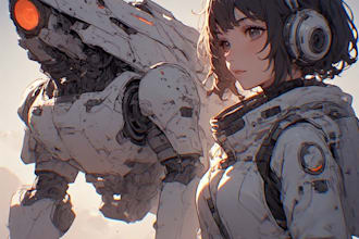 sci fi character or spaceship concept
