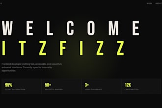 modern, fast and responsive website for you