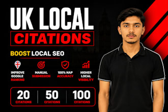 build UK local citations for google maps and local SEO