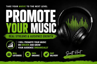 promote your music on deezer and grow your audience organically with real