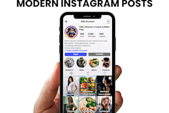 design modern instagram posts for your brand