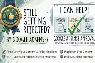 write eeat SEO articles for google adsense approval and fix low value content