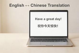 professional english chinese translation