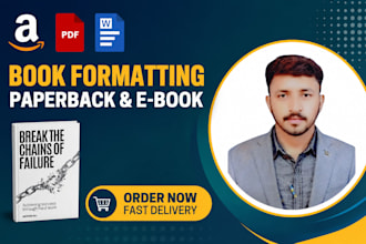 do editing and formatting ebook, paperback and hardcover