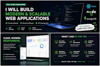 create full stack web app frontend backend and deployment