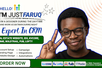 set up real estate crm on gohighlevel follow up boss kvcore lofty crm boldtrail