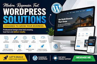 build a professional wordpress website