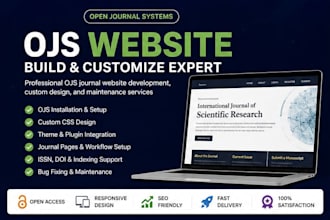 build your research journal website professionally using ojs