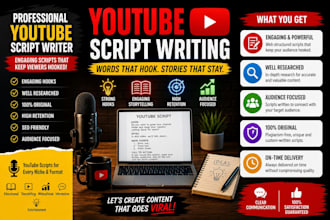 write engaging youtube script
