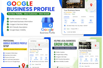 create and optimize your google business profile