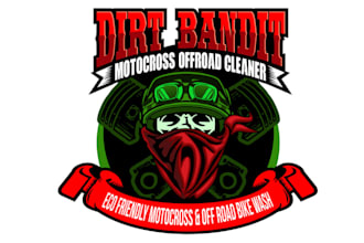 design high quality mascot dirt bandit logo