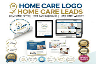 home care logo home care leads homecare flyer homecare brochure homecare website