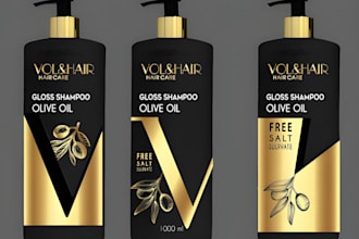 do product label, bottle label, supplement label, packaging and label design