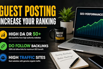 provide high quality guest post and link building services