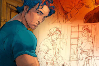 draw comic book illustration with comic book illustrator