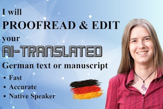 proofread and edit your ai translated german text