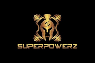 design crossfit gym train hard logo for the supernatural
