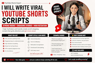 write viral hook scripts which will be scroll stopping