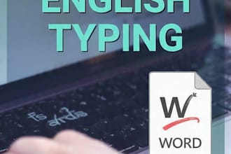 do fast urdu english typing and data entry in 24 hours