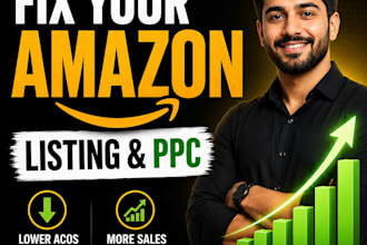 do amazon listing audit and PPC audit to boost sales and conversion