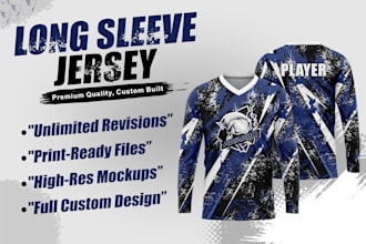 design professional custom sports jersey