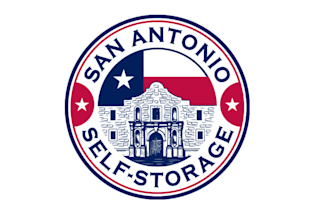 design texas themed rv park storage business logo