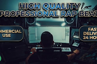 create hip hop,rap,drill,trap beat within 24 hours