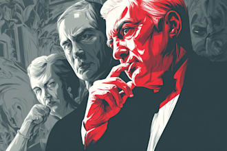 create a political or satirical cartoon