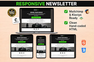 code a bulletproof responsive HTML email template