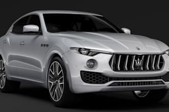 do automotive luxury car model for 3d print or game ready, miniature car model