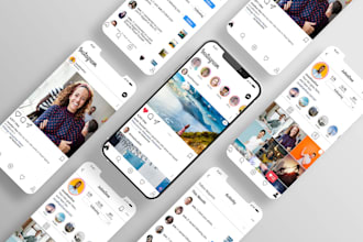 develop snapchat clone app, tiktok clone app, telegram app, instagram app