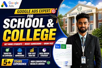 run google ads for school and college student admissions