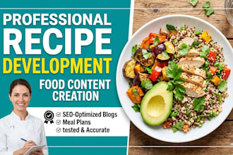 develop custom recipes to engage your audience