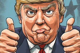 create political and editorial cartoons