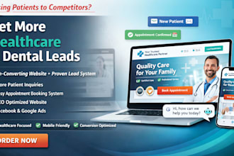 healthcare website, home care website, dental website, medical website home care