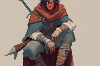 dnd, fantasy character and dnd character