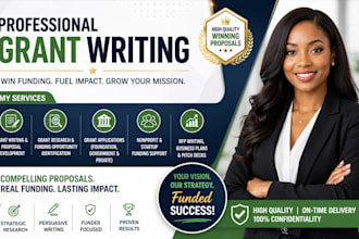 do grant proposal writing, grant reseach, grant application